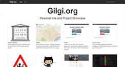 Desktop Screenshot of gilgi.org